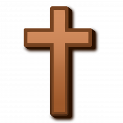 Clipart - Brown Cross