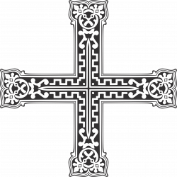 Clipart - Vintage Decorative Ornamental Cross