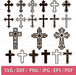 Cross SVG, Crosses Clipart, Christian Svg Files, Christian ...