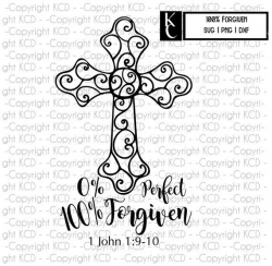Forgiven Cross SVG | KristenCampbellDesign | Portfolio ...