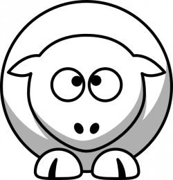 Sheep Cross Eyed Up Clip Art at Clker.com - vector clip art online ...