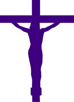 Purple Cross clip art | Lenten season | The cross of christ ...