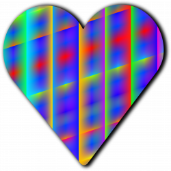 Clipart - Patterned heart 12