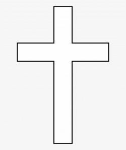 Cross Clipart Plain - White Cross Transparent Background PNG ...