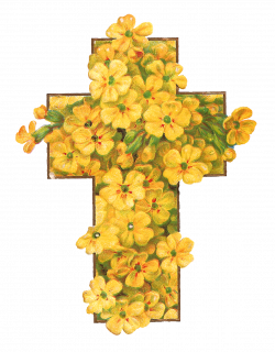 Antique Images: Printable Digital Easter Graphics of Cross with ...