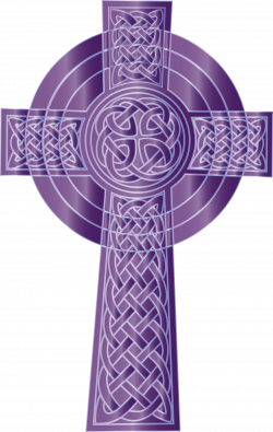 Clipart - Amethyst Celtic Cross