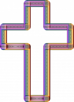 Clipart - Cross Tubes Chromatic No Background