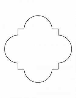28+ Collection of Quatrefoil Shape Clipart | High quality, free ...
