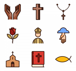 9 catholic icon packs - Vector icon packs - SVG, PSD, PNG, EPS ...