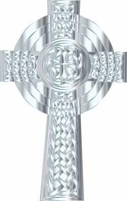 Clipart - Silver Celtic Cross 3