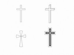 Free CROSS Outline, Download Free Clip Art, Free Clip Art on ...