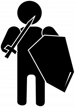 Clipart - Silhouette Soldier