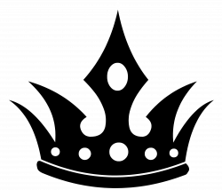 Queen Crown Clip Art Black And White