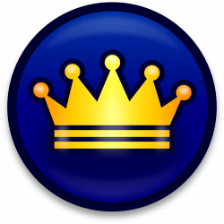 Clipart - Golden crown symbol - icon