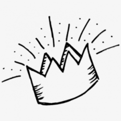 Free Crown Clipart Black White - Transparent Crown Doodle ...