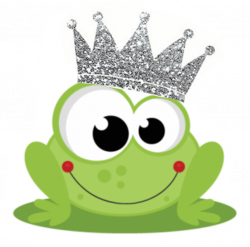 princess frog family glitter