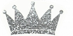 princess crown glitter silver freetoedit...