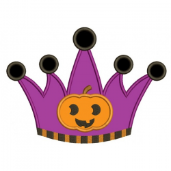 Halloween Pumpkin Crown Applique Machine Embroidery Digitized Design Pattern