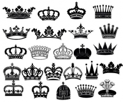 Crown Clipart // King Queen Crown Clip Art // Royal by ...