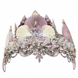 mermaid crown - Sticker by Purrzxlla