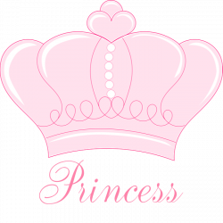 Pink Crown Princess Shower Curtain by Gigglish