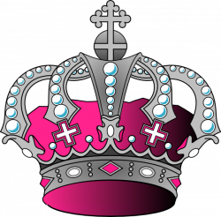 Silver Pink Crown Clip Art at Clker.com - vector clip art online ...