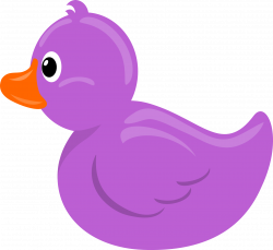 Purple clipart duck - Pencil and in color purple clipart duck