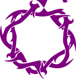 Purple Thorns Clip Art at Clker.com - vector clip art online ...