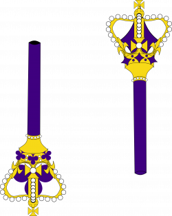 Sceptre purple staff bishop crown free image