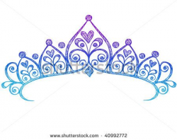 Sketched Crown Clipart | Princess | Tiara tattoo, Princess ...