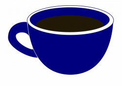 Lovely Design Ideas Cup Free Clip Art - Blue Coffee Mug ...