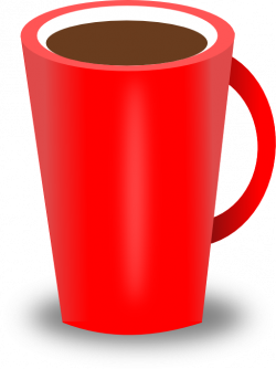 Red Coffee Cup Clipart | i2Clipart - Royalty Free Public Domain Clipart