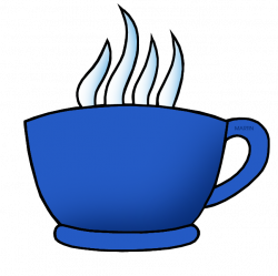 Miniclips:Coffee Cup Clip Art by Phillip Martin, Blue Cup