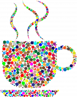 Clipart - Colorful Coffee Circles