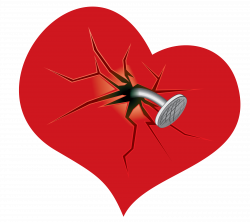 Broken heart Clip art - Cracked Heart Cliparts 3200*2854 transprent ...