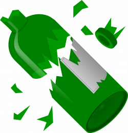 28+ Collection of Broken Glass Bottle Clipart | High quality, free ...