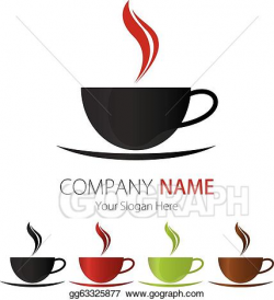 Vector Stock - Company logo design coffee cup. Clipart ...