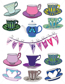 Teacup Images, Tea Party Graphics, Clipart Cups, Cup and ...