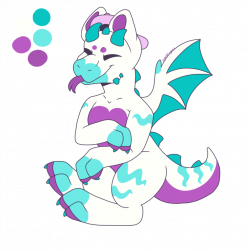 Dixie cup dragon (otterdragon adoptable) by nyandragons on DeviantArt