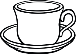 Cup And Saucer Drawing | Free download best Cup And Saucer ...