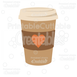 To Go Coffee Cup SVG Cut File & Clipart for Silhouette ...