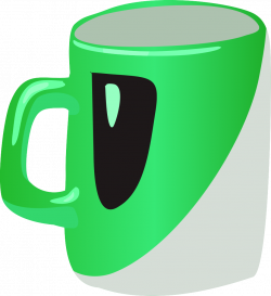 OnlineLabels Clip Art - Green Mug