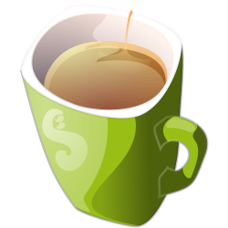 OnlineLabels Clip Art - Green Mug Of Tea