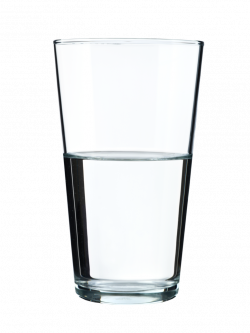 Is the glass half empty or half full? Drawing Clip art - water glass ...