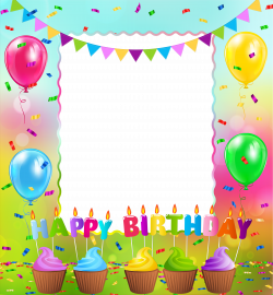 Happy Birthday PNG Frame | Gallery Yopriceville - High-Quality ...