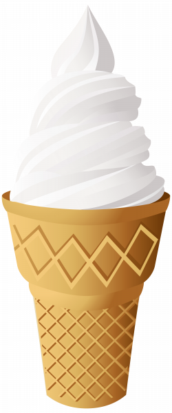 Vanilla Ice Cream Cone PNG Clip Art - Best WEB Clipart
