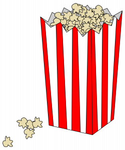 Clipart - Movie Popcorn Bag