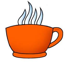 Miniclips:Coffee Cup Clip Art by Phillip Martin, Orange Cup