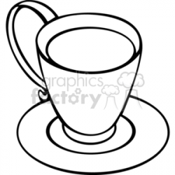 cup outline clipart. Royalty-free clipart # 383215