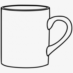 This Png File Is About Outline , Coffee , Cup , Mug ...